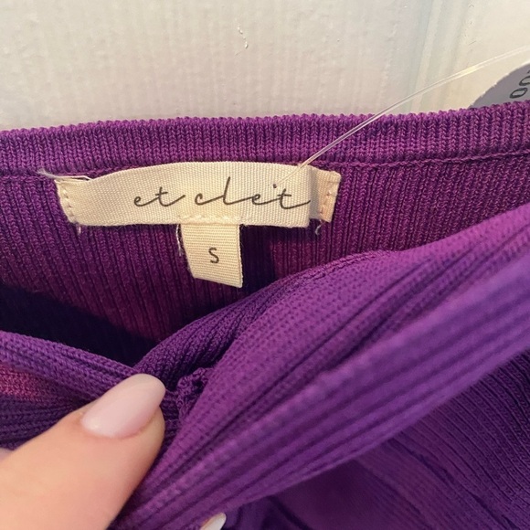 Purple Knit Dress - Picture 7 of 11